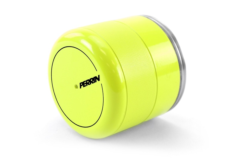 Subaru WRX Oil Filter Cover - Perrin Performance - Neon Yellow - `15-`25 Subaru WRX Oil Filter Cover - Perrin Performance - Neon Yellow - `15-`25